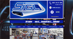Desktop Screenshot of kfz-teile-sigl.de