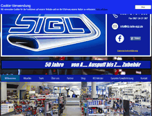 Tablet Screenshot of kfz-teile-sigl.de